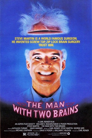 The Man with Two Brains (1983) - poster