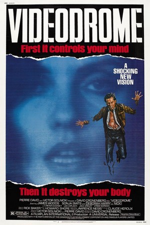 Videodrome (1983) - poster