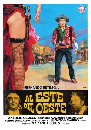 Al Este del Oeste (1984) - poster