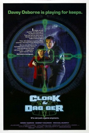 Cloak & Dagger (1984) - poster