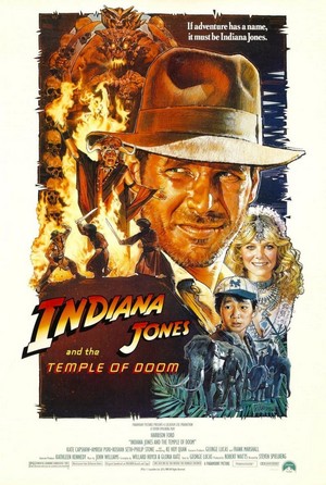Indiana Jones and the Temple of Doom (1984) - poster