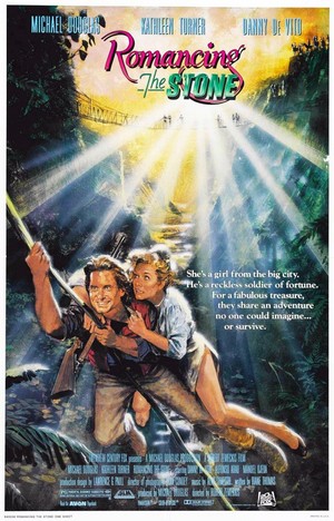 Romancing the Stone (1984) - poster