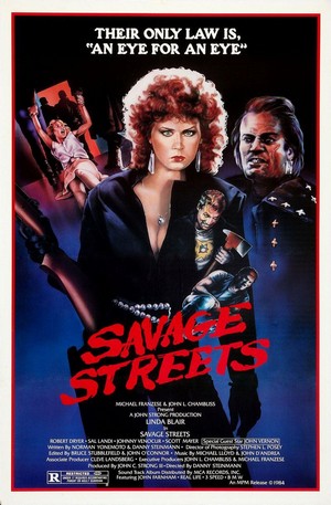 Savage Streets (1984) - poster