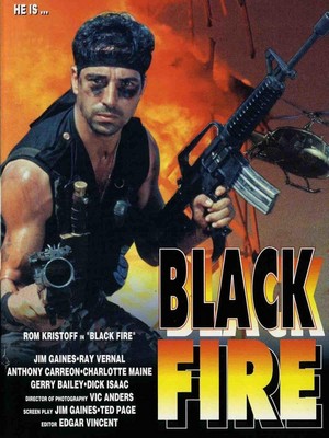Black Fire (1985) - poster