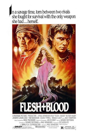 Flesh+Blood (1985) - poster