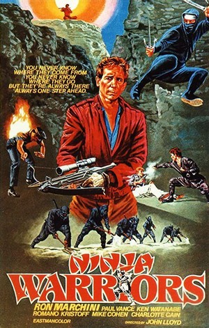 Ninja Warriors (1985) - poster