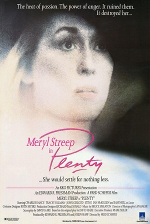 Plenty (1985) - poster
