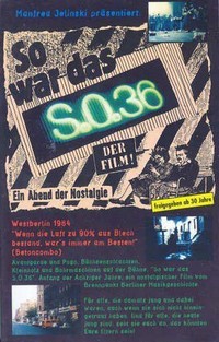 So War das S.O.36 (1985) - poster