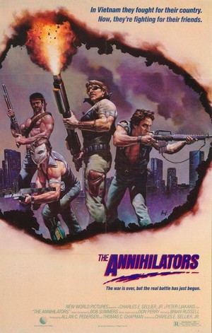 The Annihilators (1985) - poster