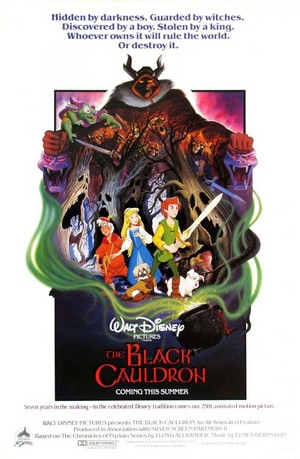 The Black Cauldron (1985) - poster