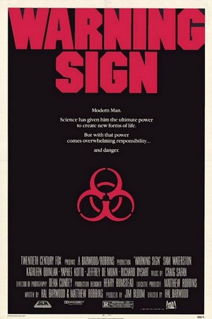 Warning Sign (1985) - poster