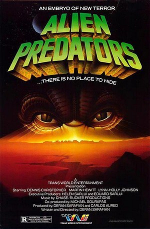 Alien Predator (1986) - poster