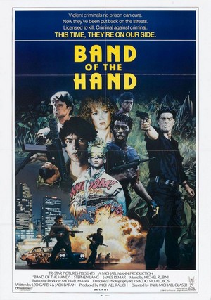 Band of the Hand (1986) - poster