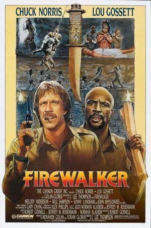 Firewalker (1986) - poster