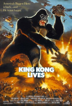 King Kong Lives (1986) - poster