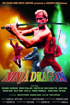Ninja Dragon (1986) - poster