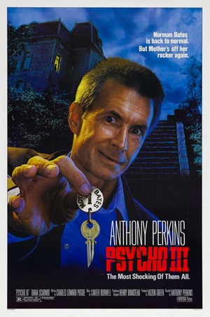 Psycho III (1986) - poster