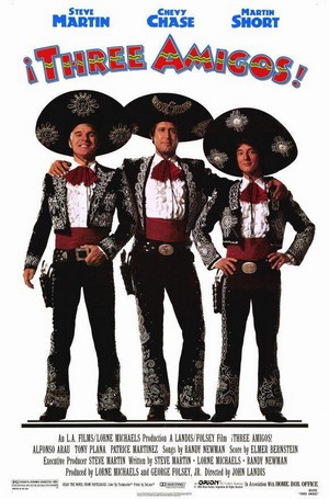 ¡Three Amigos! (1986) - poster