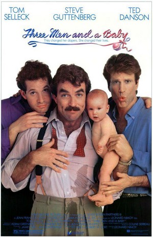 3 Men and a Baby (1987) - poster