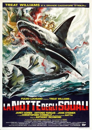 La Notte degli Squali (1987) - poster