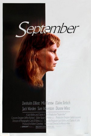 September (1987) - poster