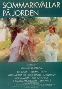 Sommarkvällar på Jorden (1987) - poster