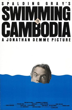 Swimming to Cambodia (1987) - poster