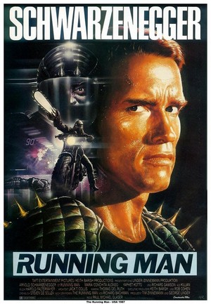 The Running Man (1987) - poster