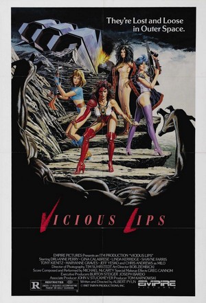 Vicious Lips (1987) - poster