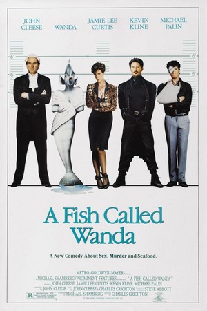 A Fish Called Wanda (1988) - poster