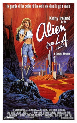Alien from L.A. (1988) - poster