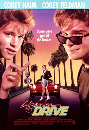 License to Drive (1988) - poster
