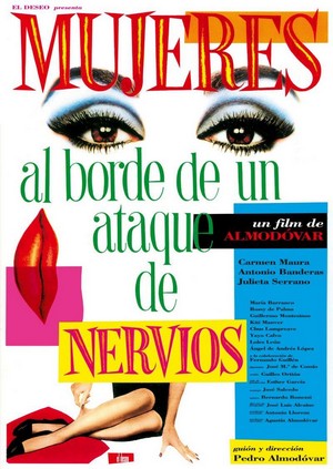Mujeres al Borde de un Ataque de "Nervios" (1988) - poster