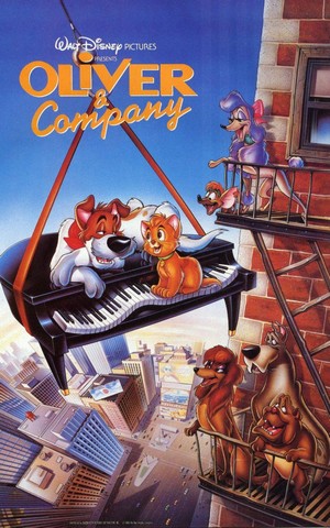 Oliver & Company (1988) - poster