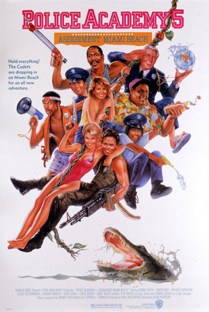 Police Academy 5: Assignment: Miami Beach (1988) - poster