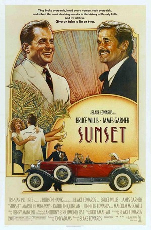 Sunset (1988) - poster