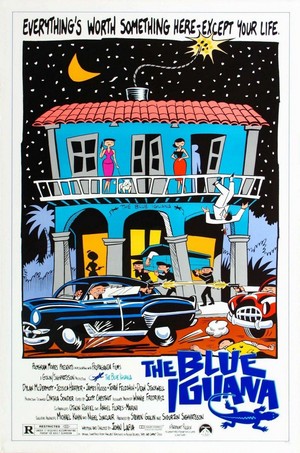 The Blue Iguana (1988) - poster
