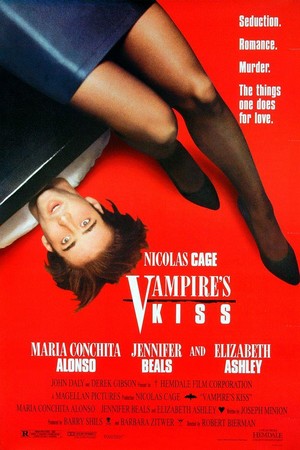 Vampire's Kiss (1988) - poster