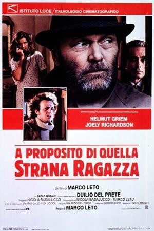 A Proposito di Quella Strana Ragazza (1989) - poster