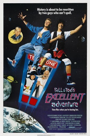 Bill & Ted's Excellent Adventure (1989) - poster