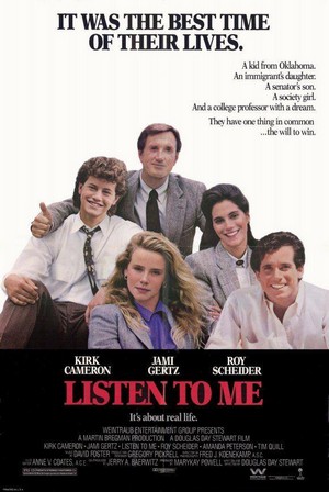 Listen to Me (1989) - poster
