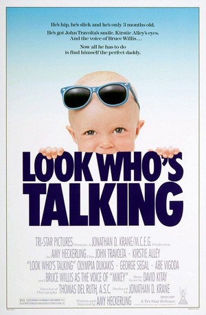 Look Who's Talking (1989) - poster