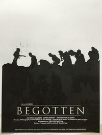 Begotten (1990) - poster