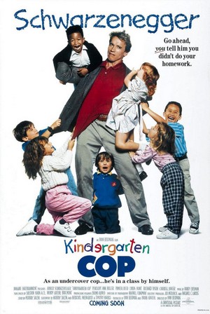 Kindergarten Cop (1990) - poster