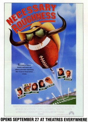 Necessary Roughness (1991) - poster