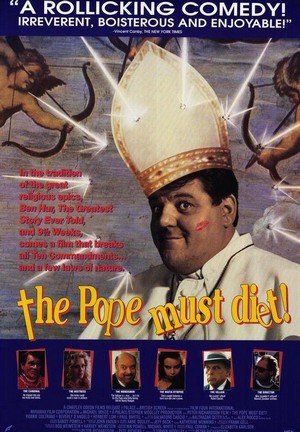 The Pope Must Die (1991) - poster