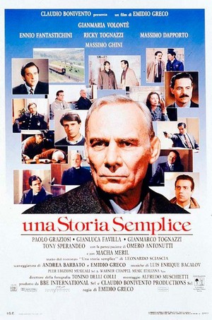 Una Storia Semplice (1991) - poster