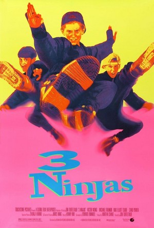 3 Ninjas (1992) - poster