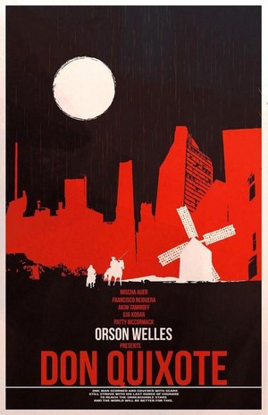 Don Quijote de Orson Welles (1992) - poster