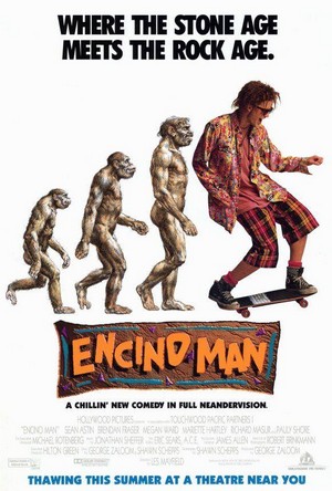 Encino Man (1992) - poster